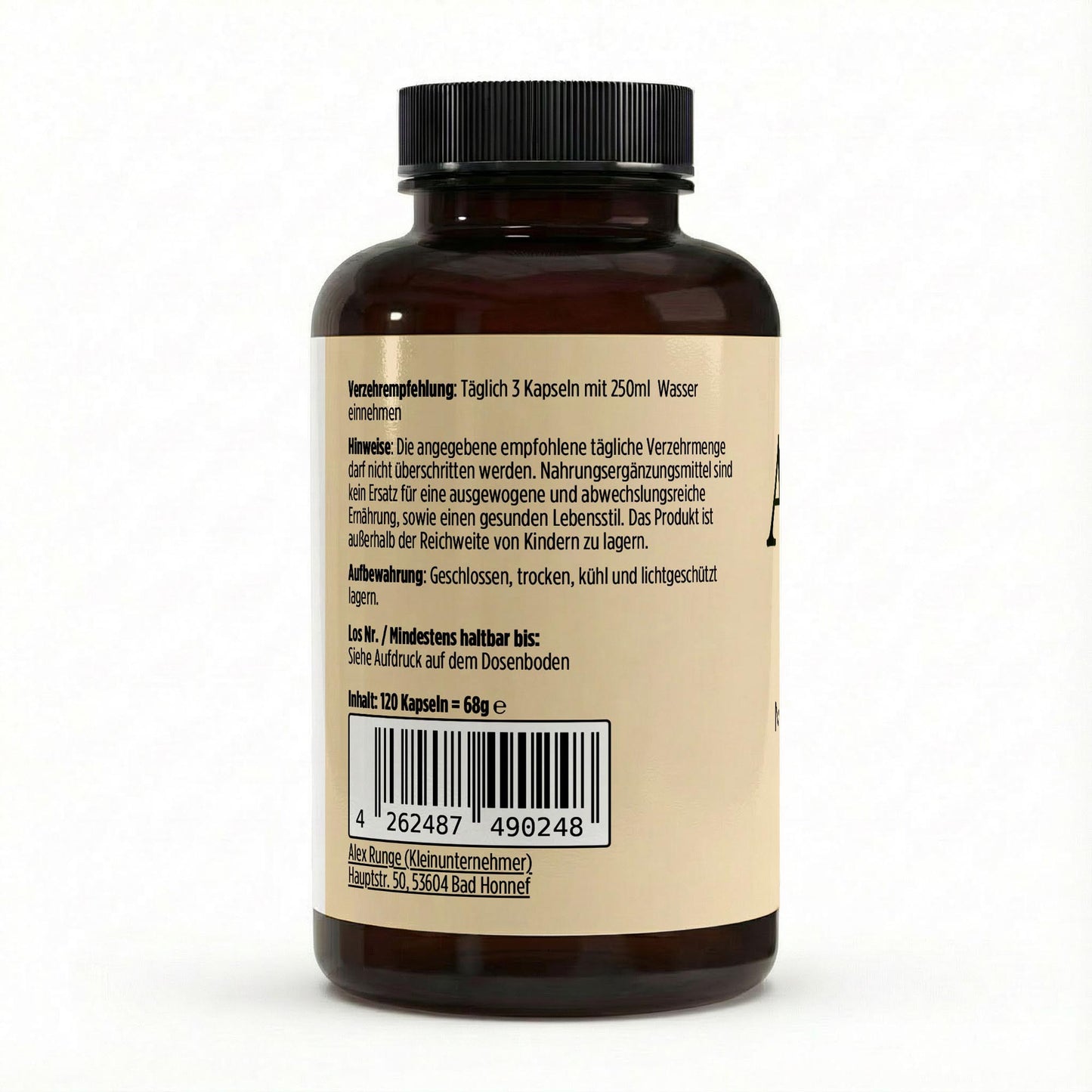 Marine Kollagen Peptide (2000 - 5000 DA) - 120 Kapseln - Avyra Deluca Shop