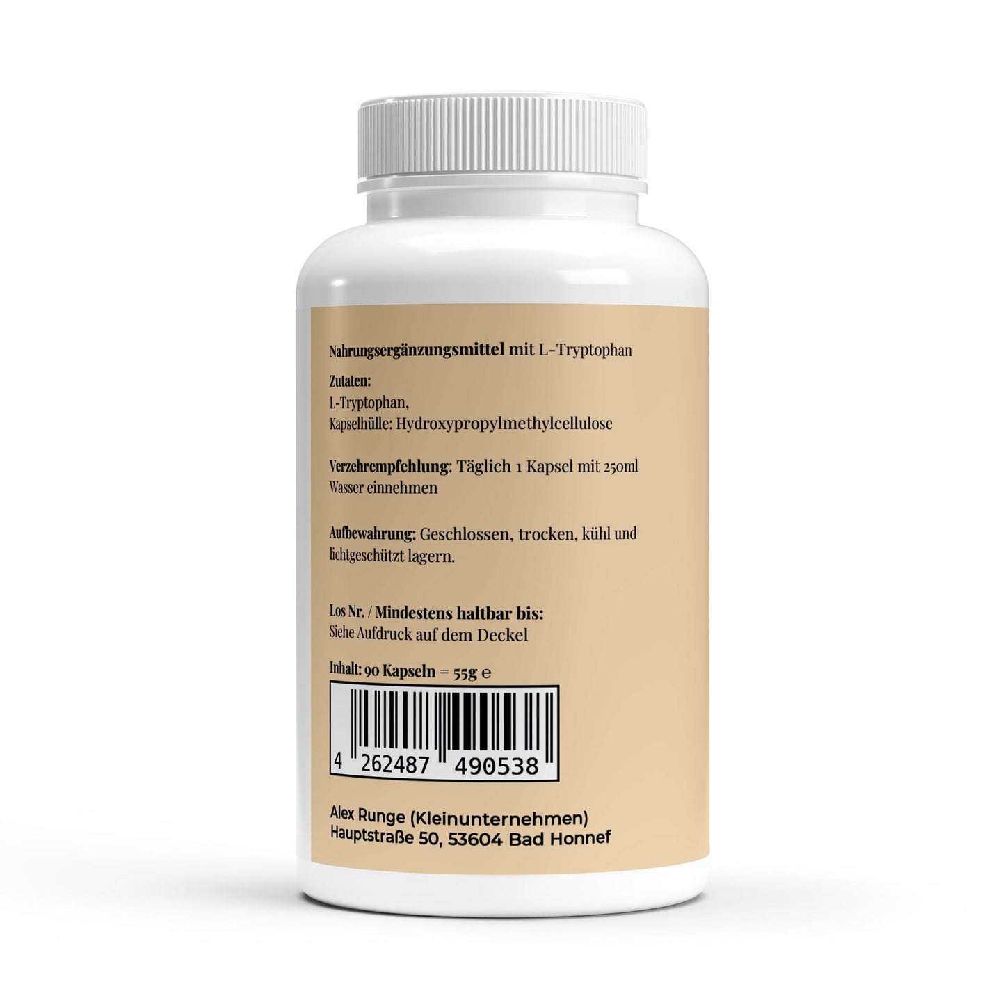 L - Tryptophan - 90 Kapseln - Avyra Deluca Shop