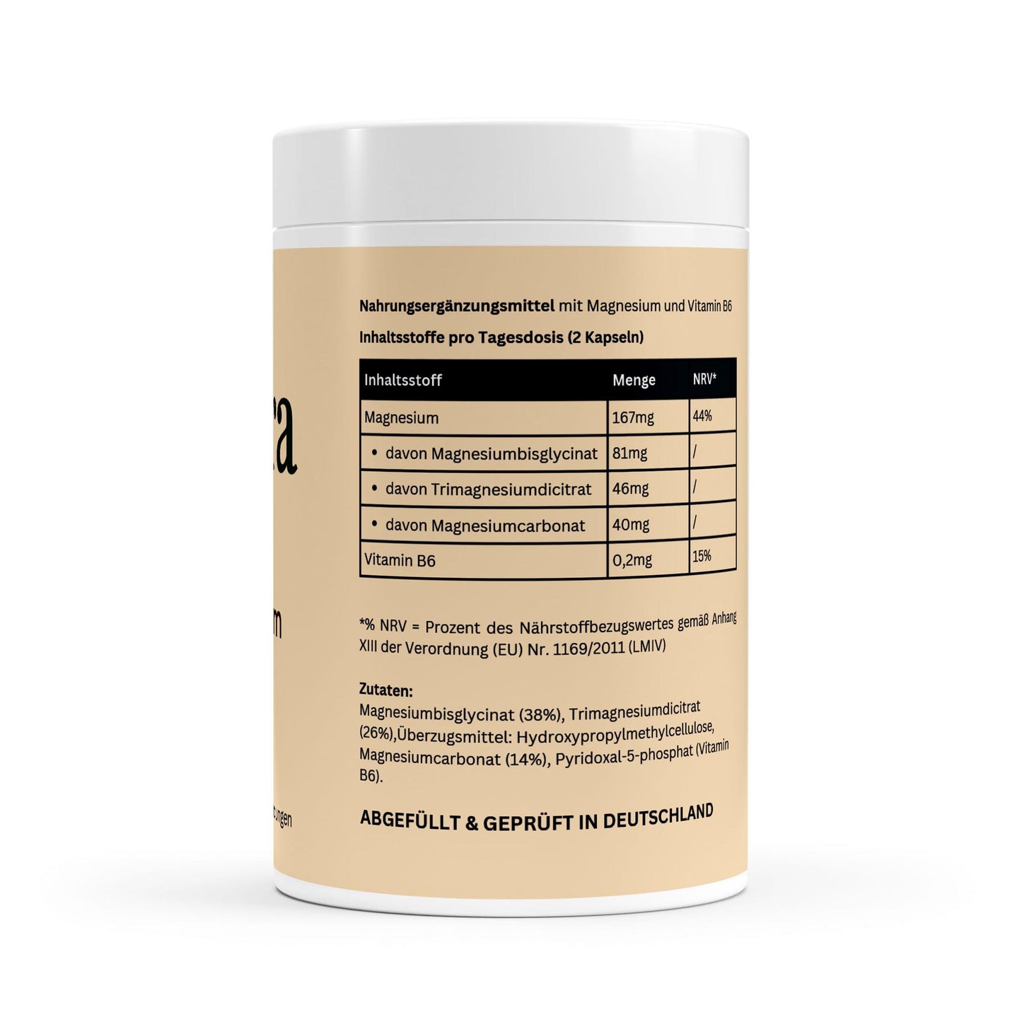 Magnesium Komplex + Vitamin B6 - 90 Kapseln - Avyra Deluca Shop