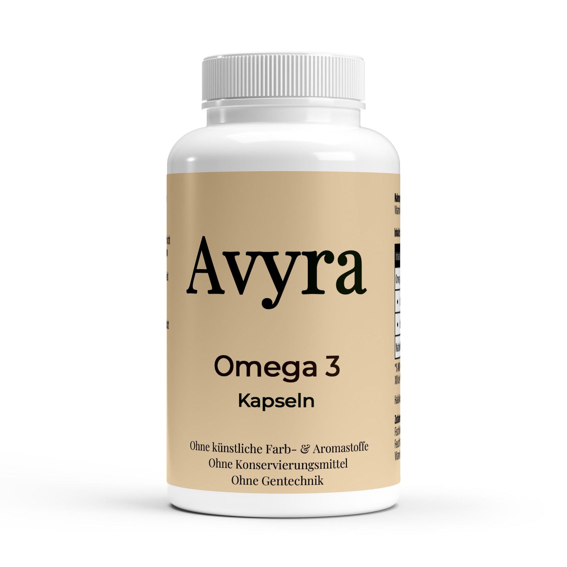 Omega 3 Triglyceride 18/12 (Halal Gelatine) - 140 Softgels - Avyra Deluca Shop