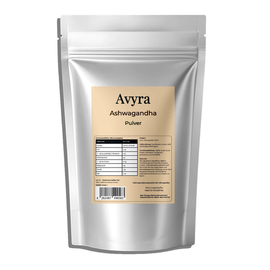 Ashwagandha Pulver - 500g Doypack - Avyra Deluca Shop