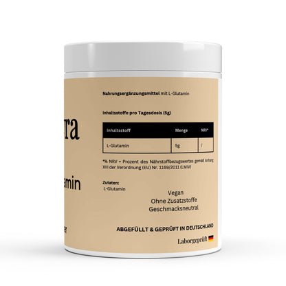 L - Glutamin Pulver - 500g - Avyra Deluca Shop
