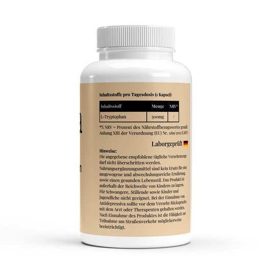 L - Tryptophan - 90 Kapseln - Avyra Deluca Shop