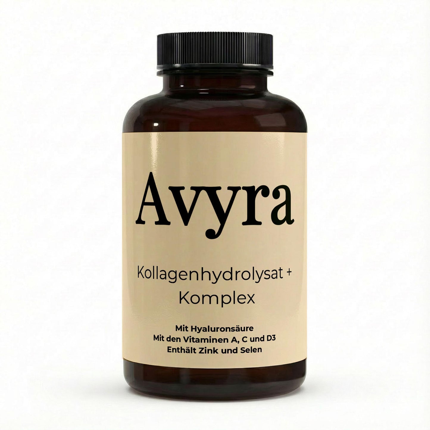Premium Kollagenhydrolysat PLUS (3000 - 5000 DA ) - 180 Kapseln - Avyra Deluca Shop