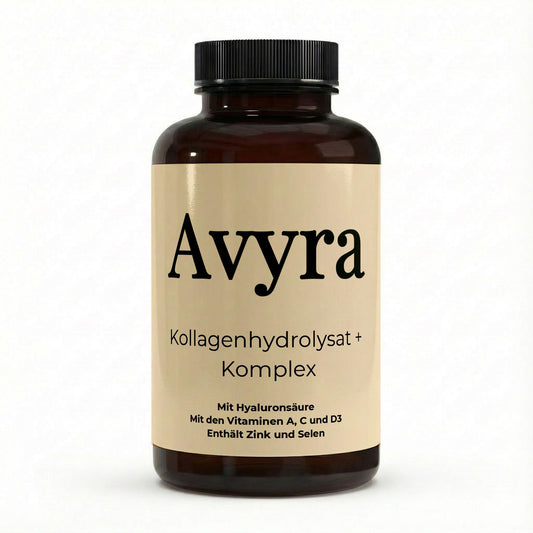 Premium Kollagenhydrolysat PLUS (3000 - 5000 DA ) - 180 Kapseln - Avyra Deluca Shop