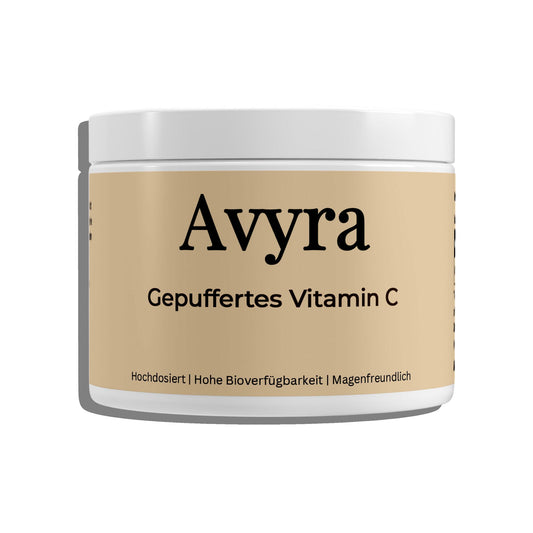 Gepuffertes Vitamin C 500mg - 240 Kapseln - Avyra Deluca Shop