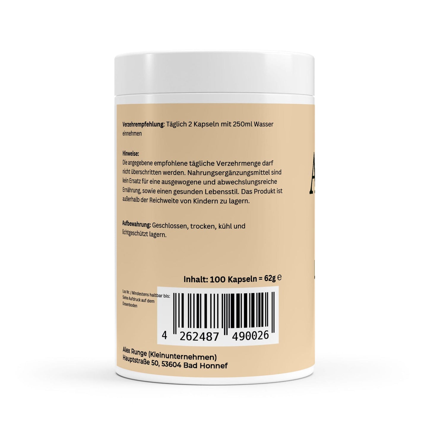 L - Lysin - 100 Kapseln - Avyra Deluca Shop