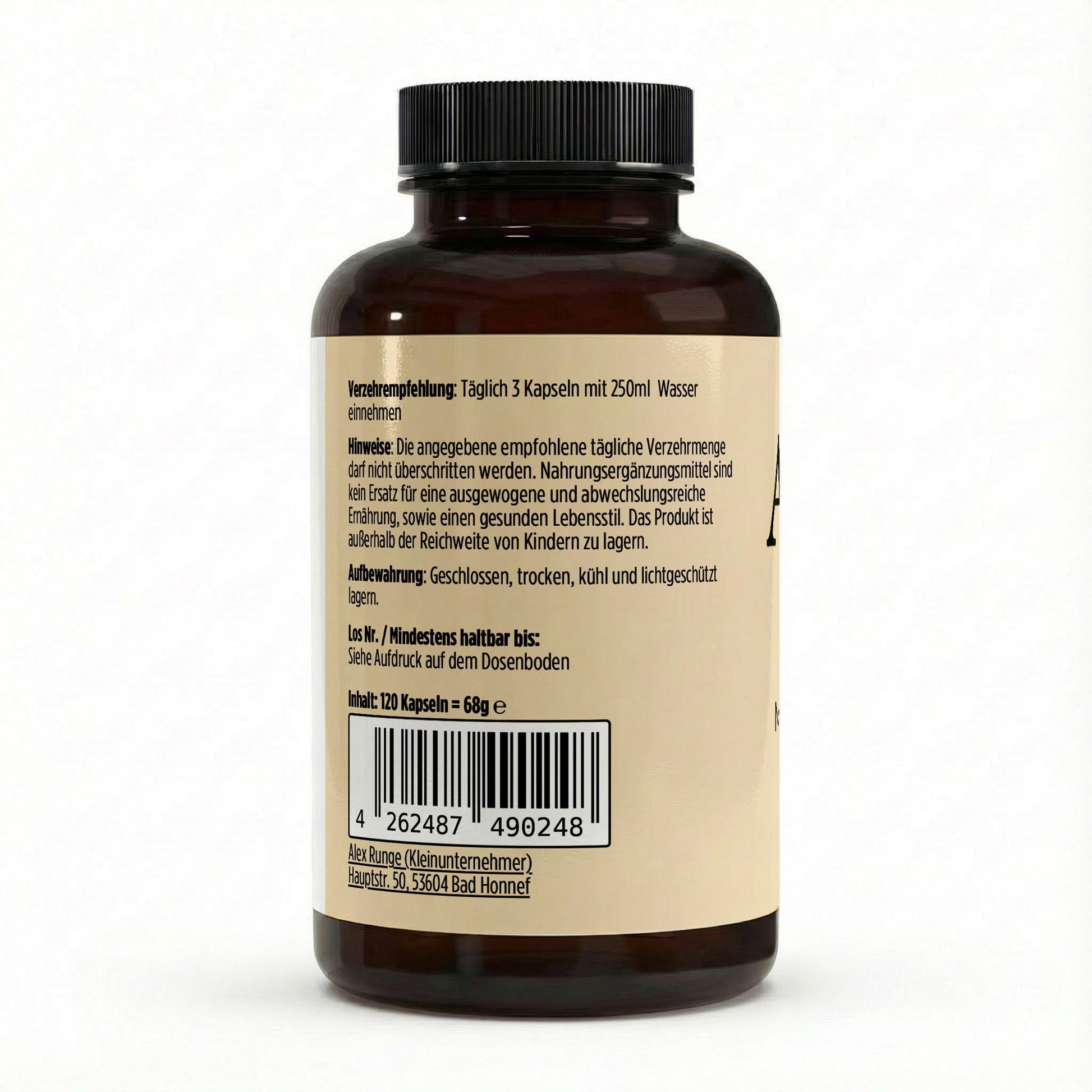 Marine Kollagen Peptide (2000 - 5000 DA) - 120 Kapseln - Avyra Deluca Shop