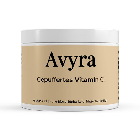 Gepuffertes Vitamin C 500mg - 240 Kapseln - Avyra Deluca Shop