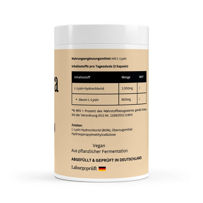L - Lysin - 100 Kapseln - Avyra Deluca Shop