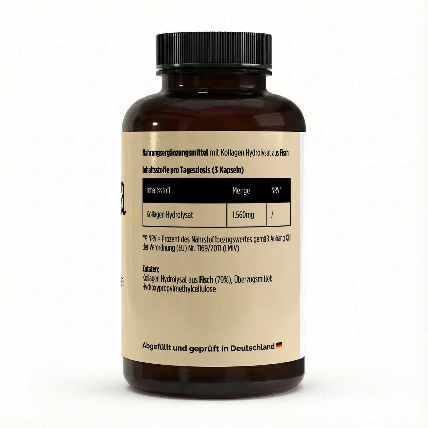 Marine Kollagen Peptide (2000 - 5000 DA) - 120 Kapseln - Avyra Deluca Shop