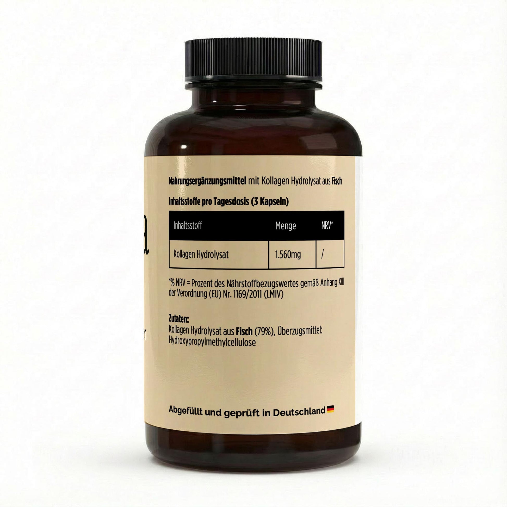 Marine Kollagen Peptide (2000 - 5000 DA) - 120 Kapseln - Avyra Deluca Shop