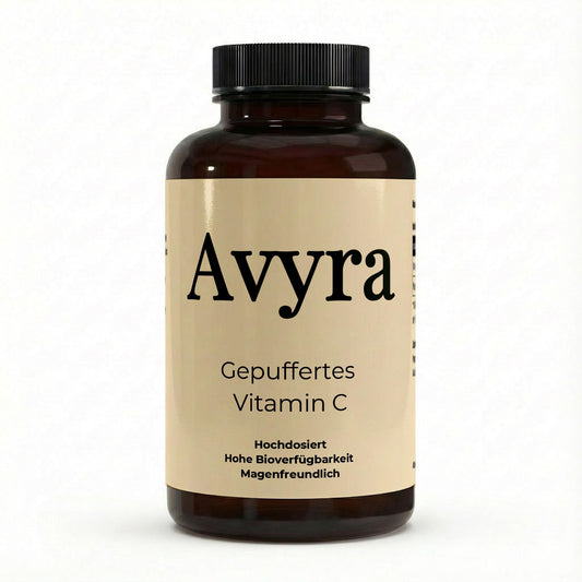 Gepuffertes Vitamin C 500mg + Magnesium - 240 Kapseln - Avyra Deluca Shop