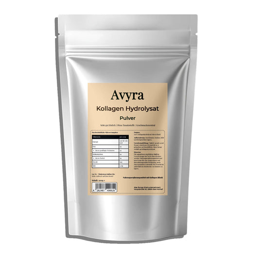 Kollagen Hydrolysat Pulver - 500g Doypack - Avyra Deluca Shop