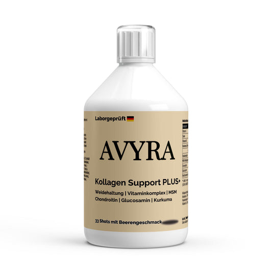 Kollagen Support PLUS+ Shots (1500 DA) - Wild Berry - 500ml - Avyra Deluca Shop