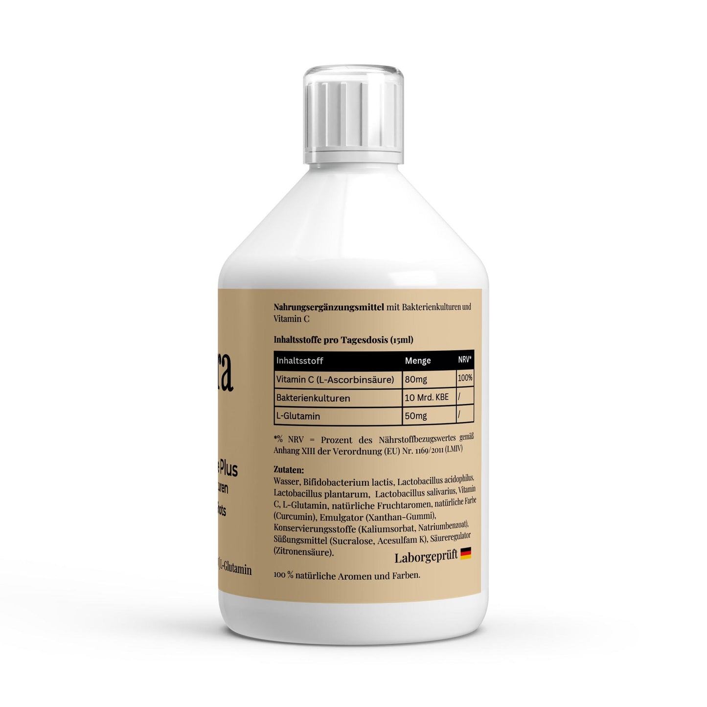 Vita Balance PLUS+ Bakterienkulturen - 33 vegane Lemon Shots - 500ml - Avyra Deluca Shop