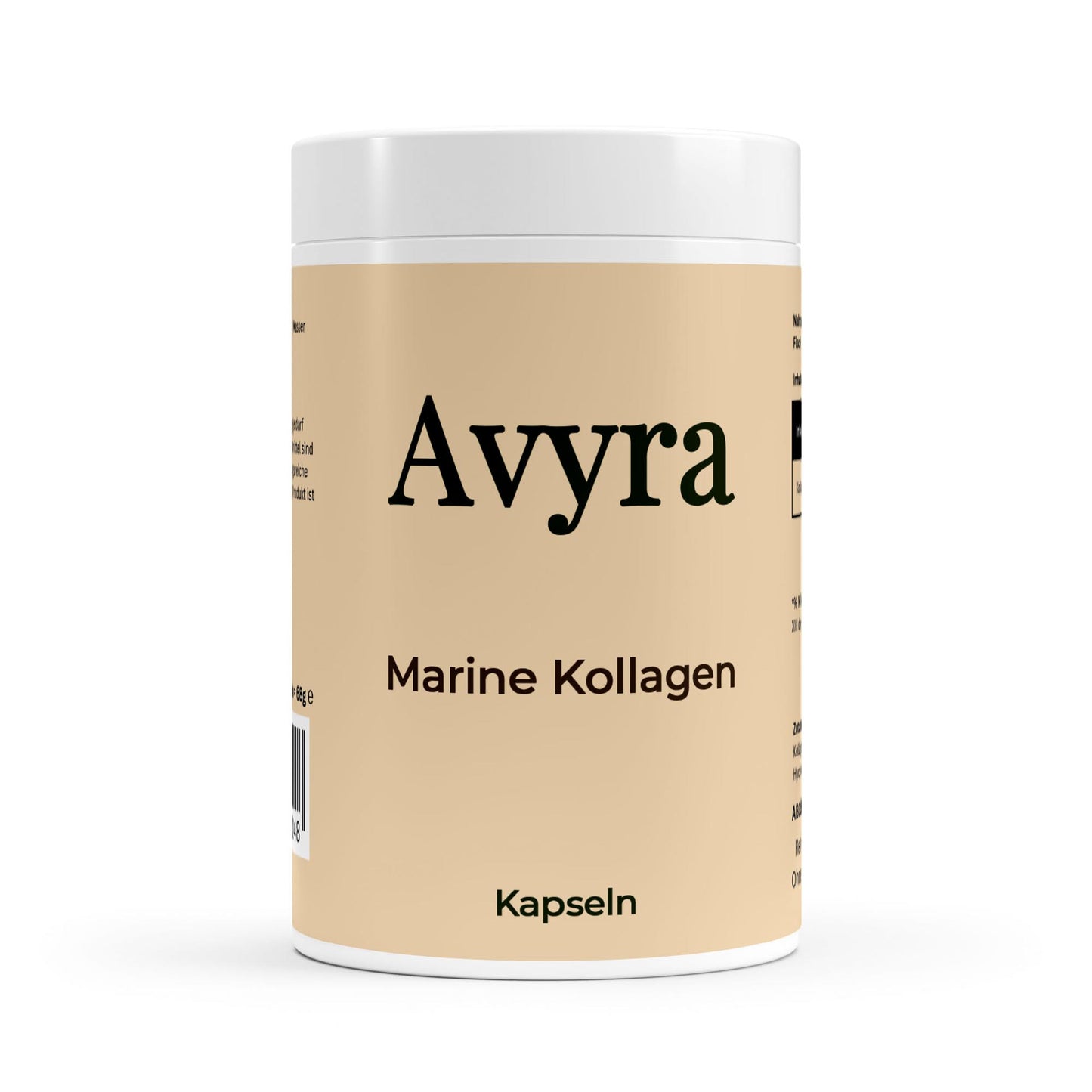 Marine Kollagen Peptide (2000 - 5000 DA) - 120 Kapseln - Avyra Deluca Shop