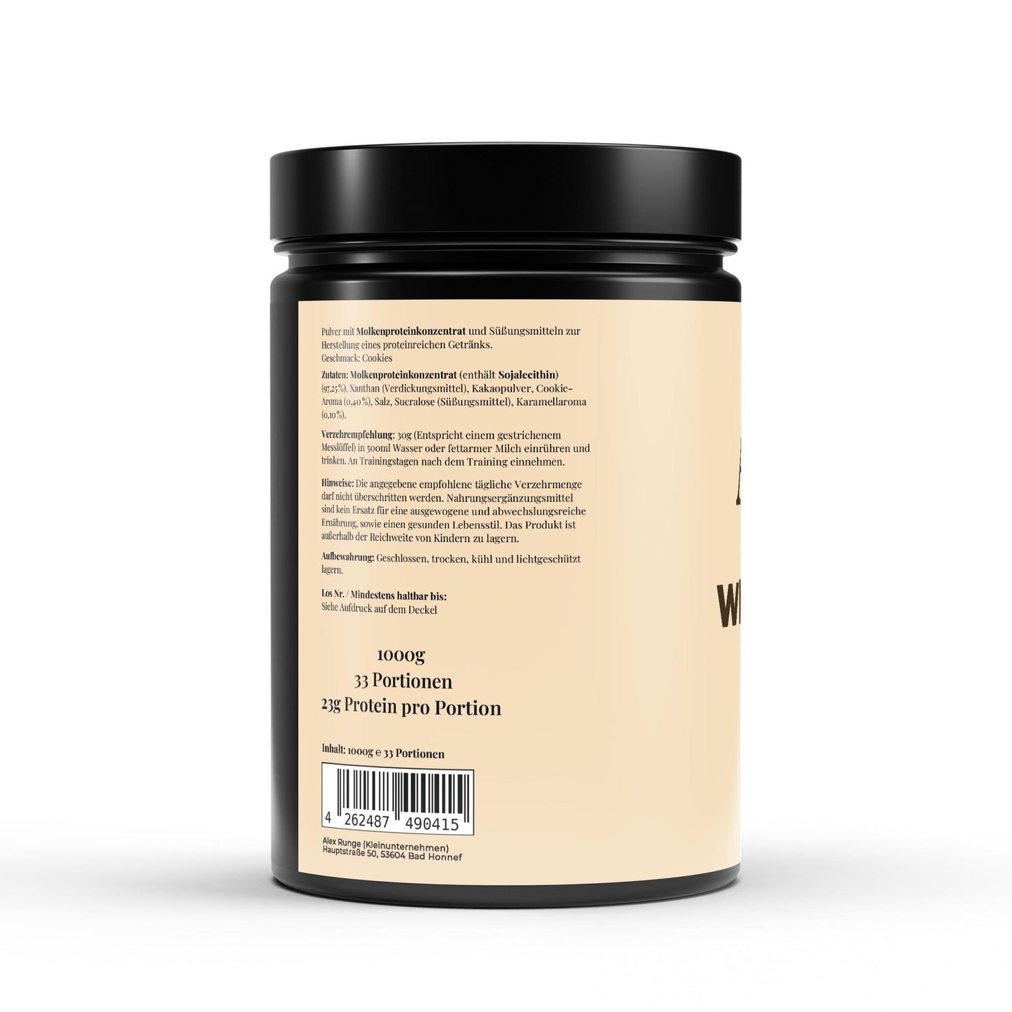 Premium Whey Protein Cookies - 1.000g - Avyra Deluca Shop