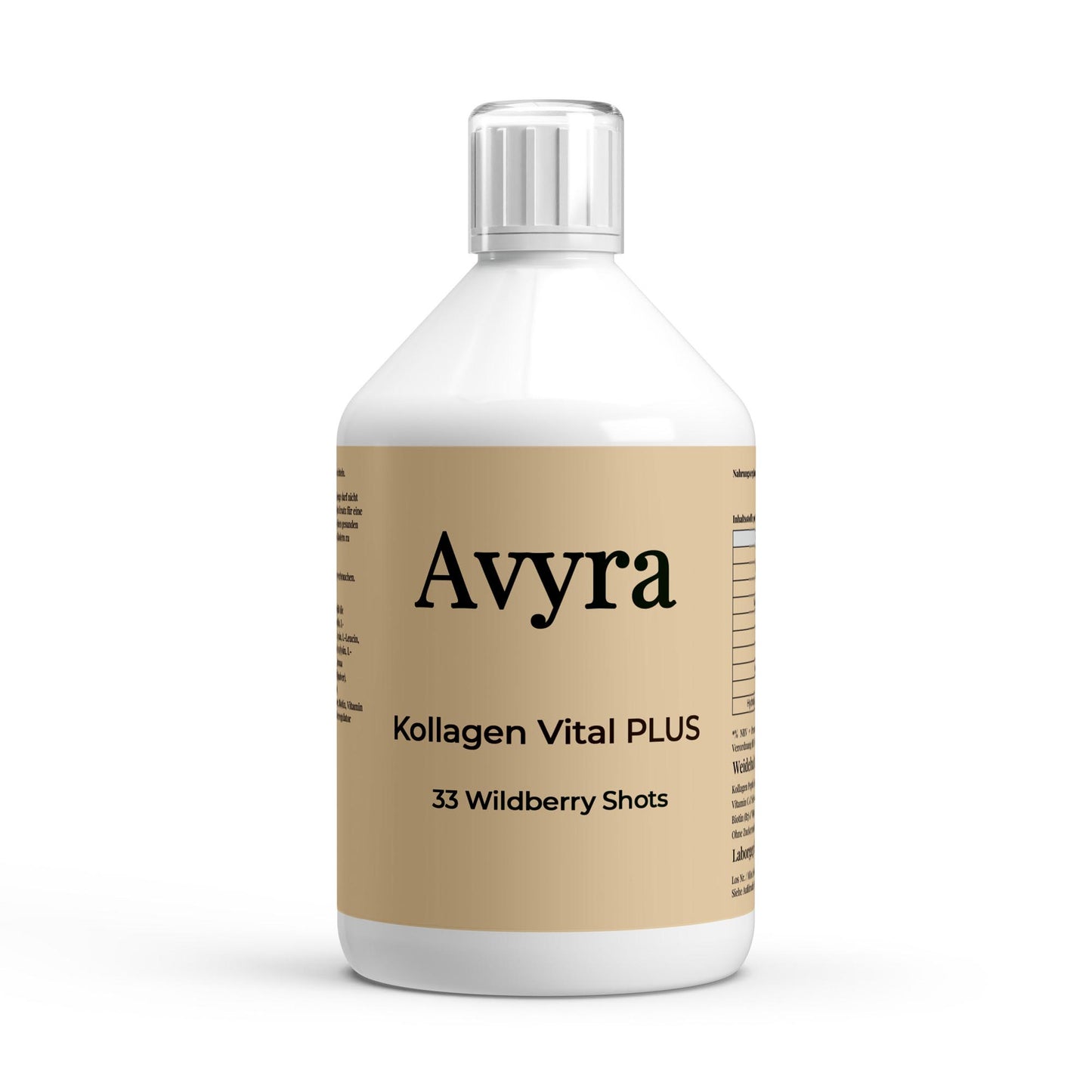 Kollagen Vital PLUS+ Shots (1500 DA) - Wild Berry - 500ml - Avyra Deluca Shop