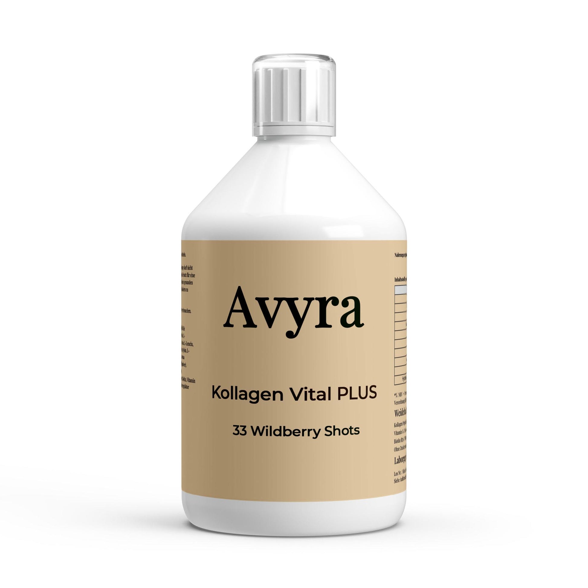 Kollagen Vital PLUS+ Shots (1500 DA) - Wild Berry - 500ml - Avyra Deluca Shop