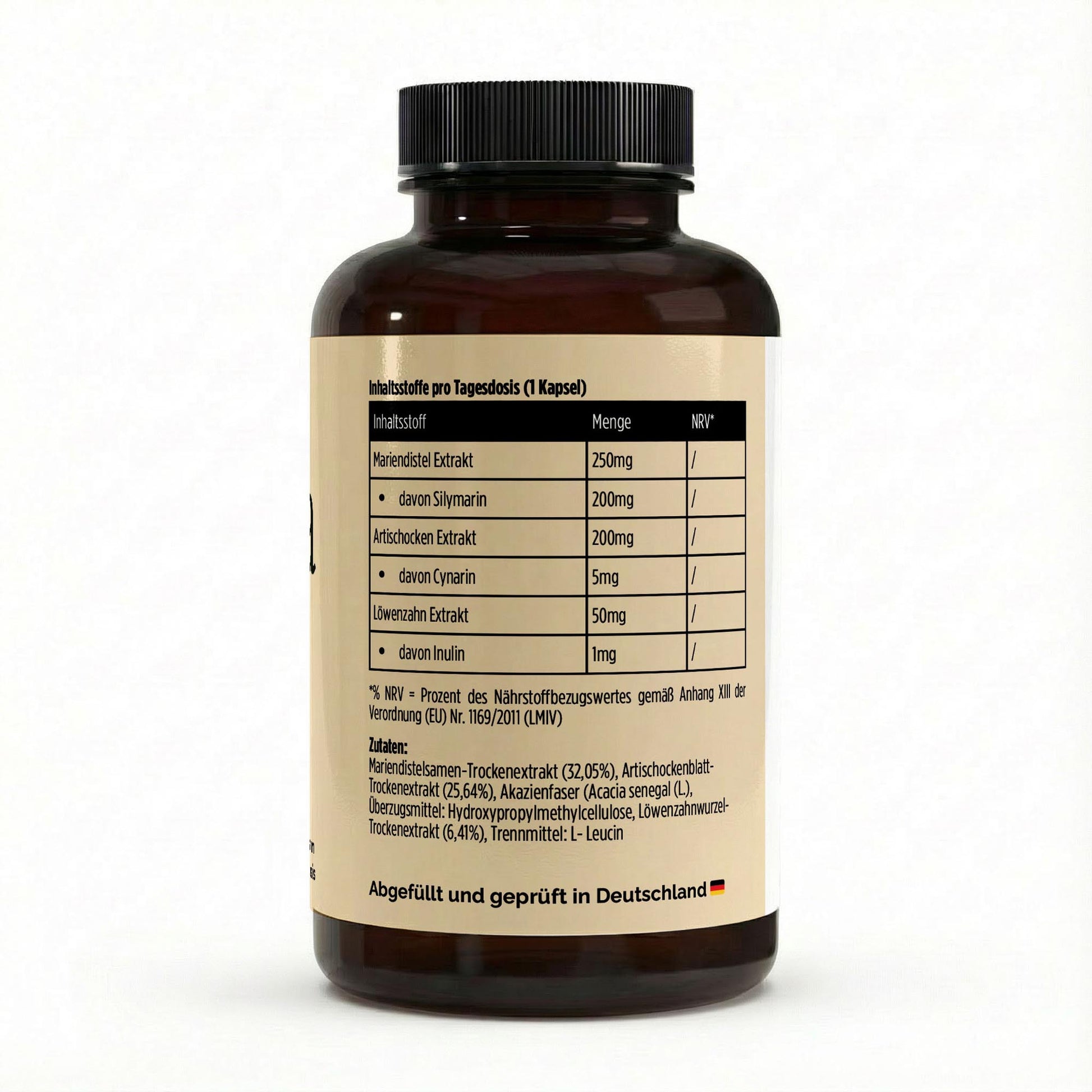 Mariendistel Artischocke Löwenzahn Komplex - 120 Kapseln - Avyra Deluca Shop