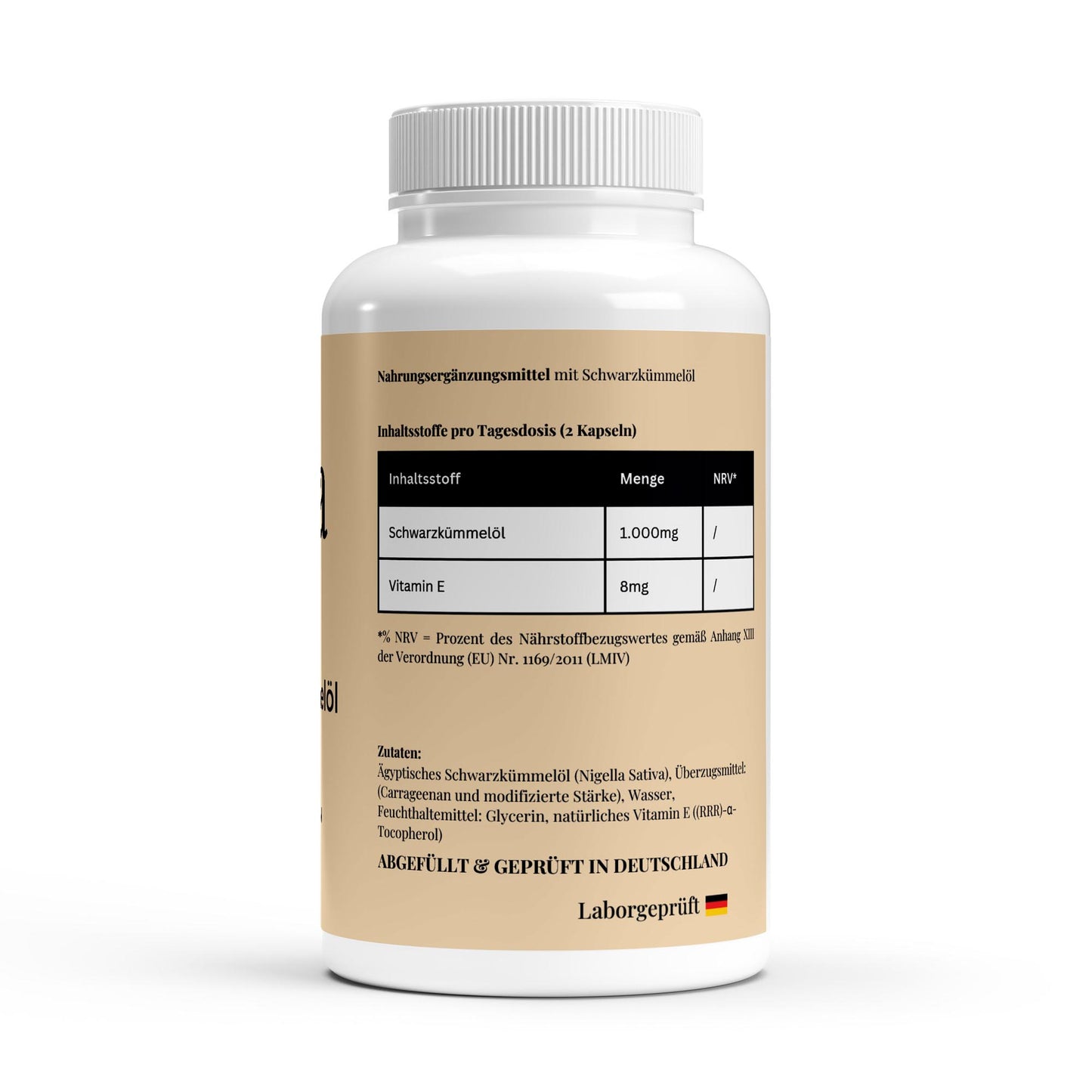 Ägyptisches Schwarzkümmelöl - 240 vegane Softgels - Avyra Deluca Shop